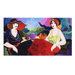 Rest in the Village by Patricia Govezensky Hand Signed Numbered Limited Edition